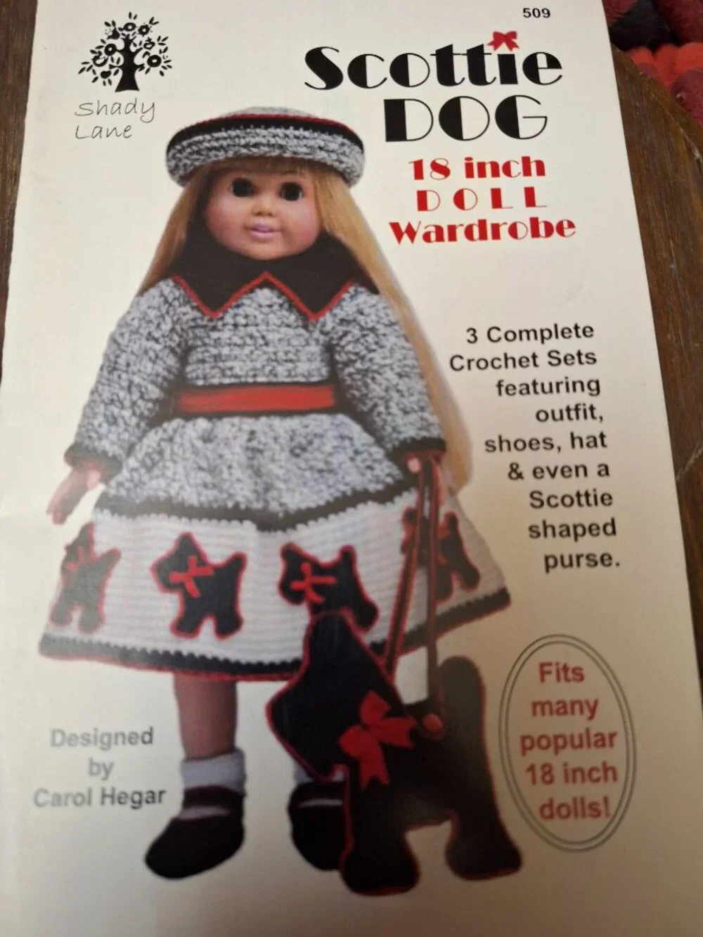 Scottie Dog Doll Wardrobe Crochet Pattern 509 Shady Lane